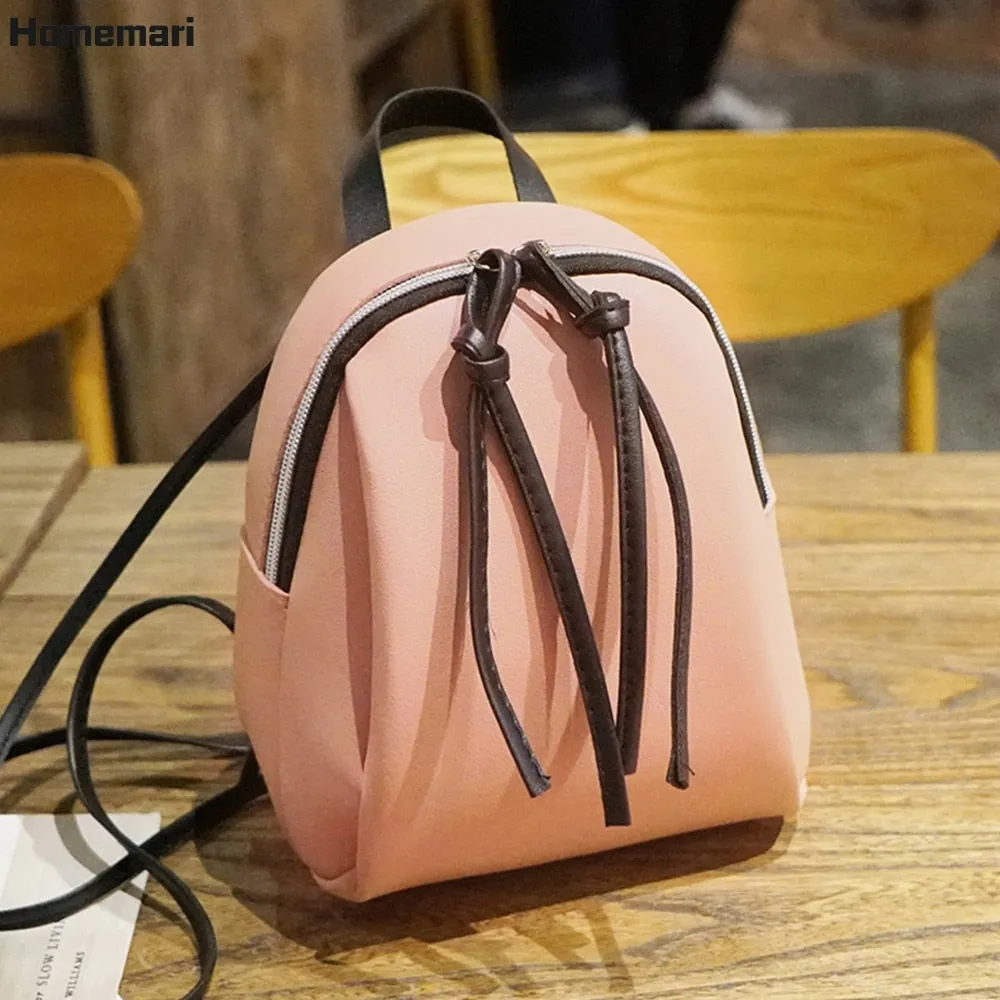 Vvsha Back to College Homemari Women's backpack kawaii Small Backpack Letter Purse Mobile Phone Simple Ladies Travel Bag Student School Backpacks Girl
