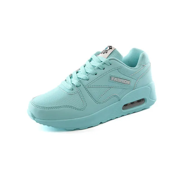 Women Sneakers Autumn Tenis Feminino Casual Shoes Outdoor Walking Shoes Women Flats Pink Lace Up Ladies Flats