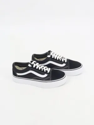Women's Textured Sneakers,Black/White